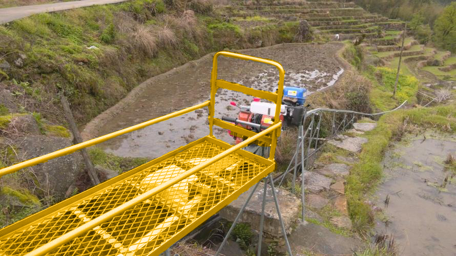 果园陡坡单轨运输机